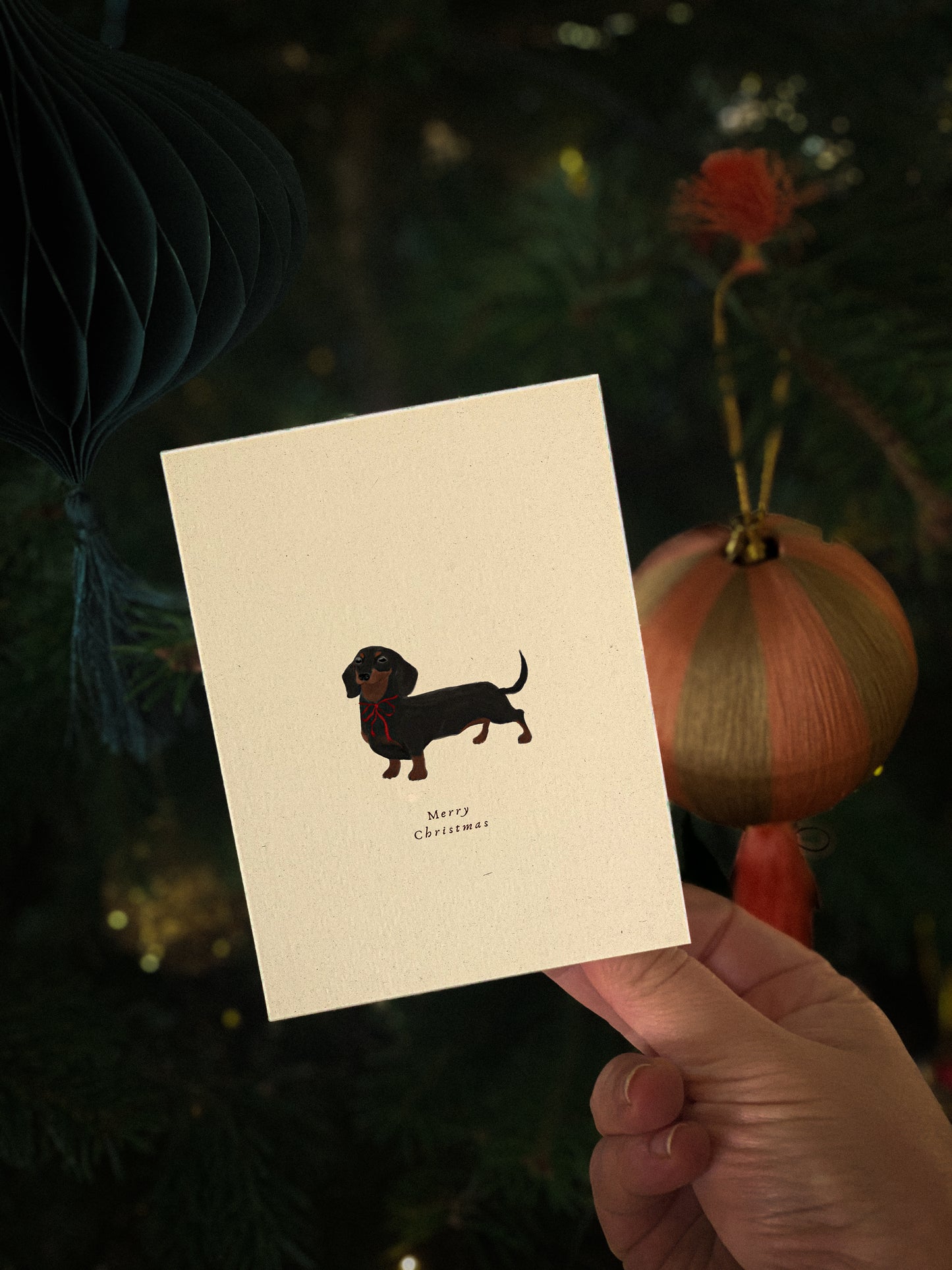 Folded Christmas Card • Le Petit Chien