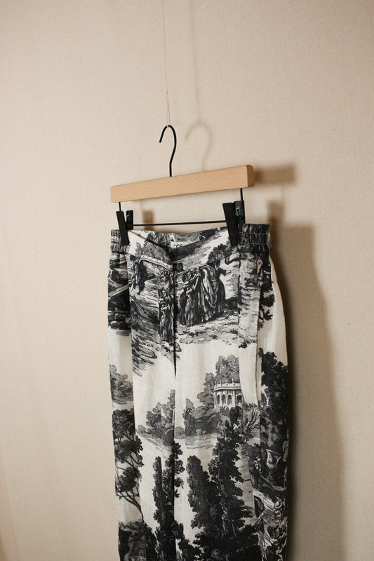 COS toile de jouy pantalon