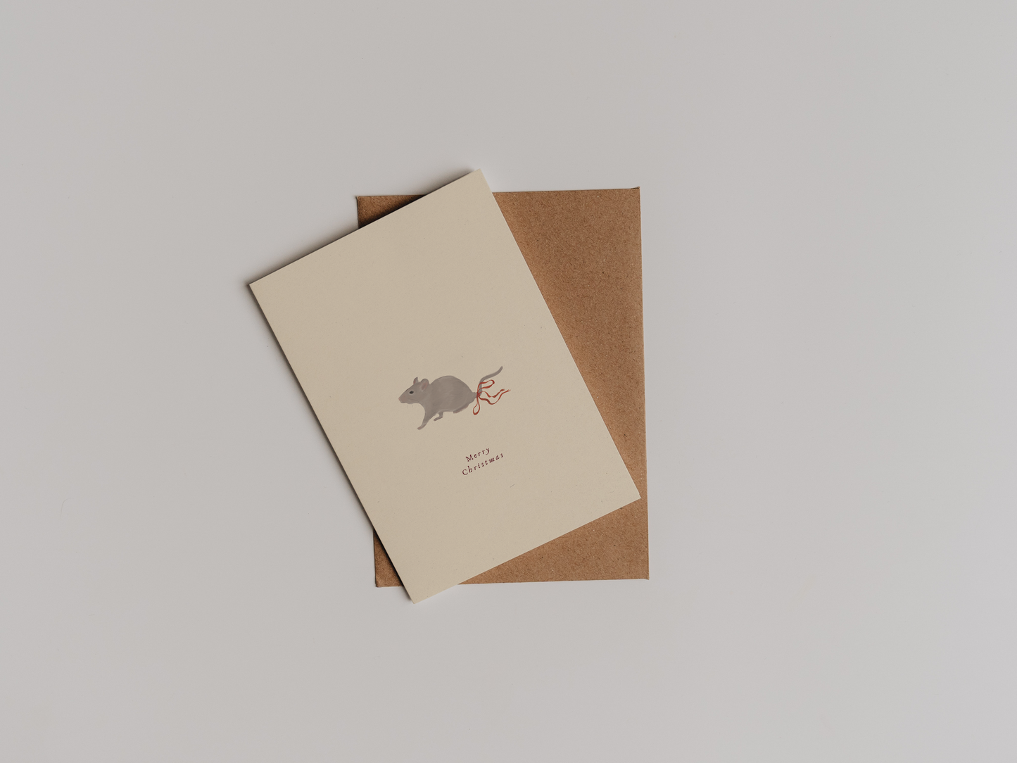 Folded Christmas Card • The Little Mouse