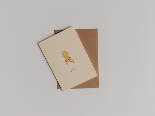 Folded Christmas Card • The Charming Duckling